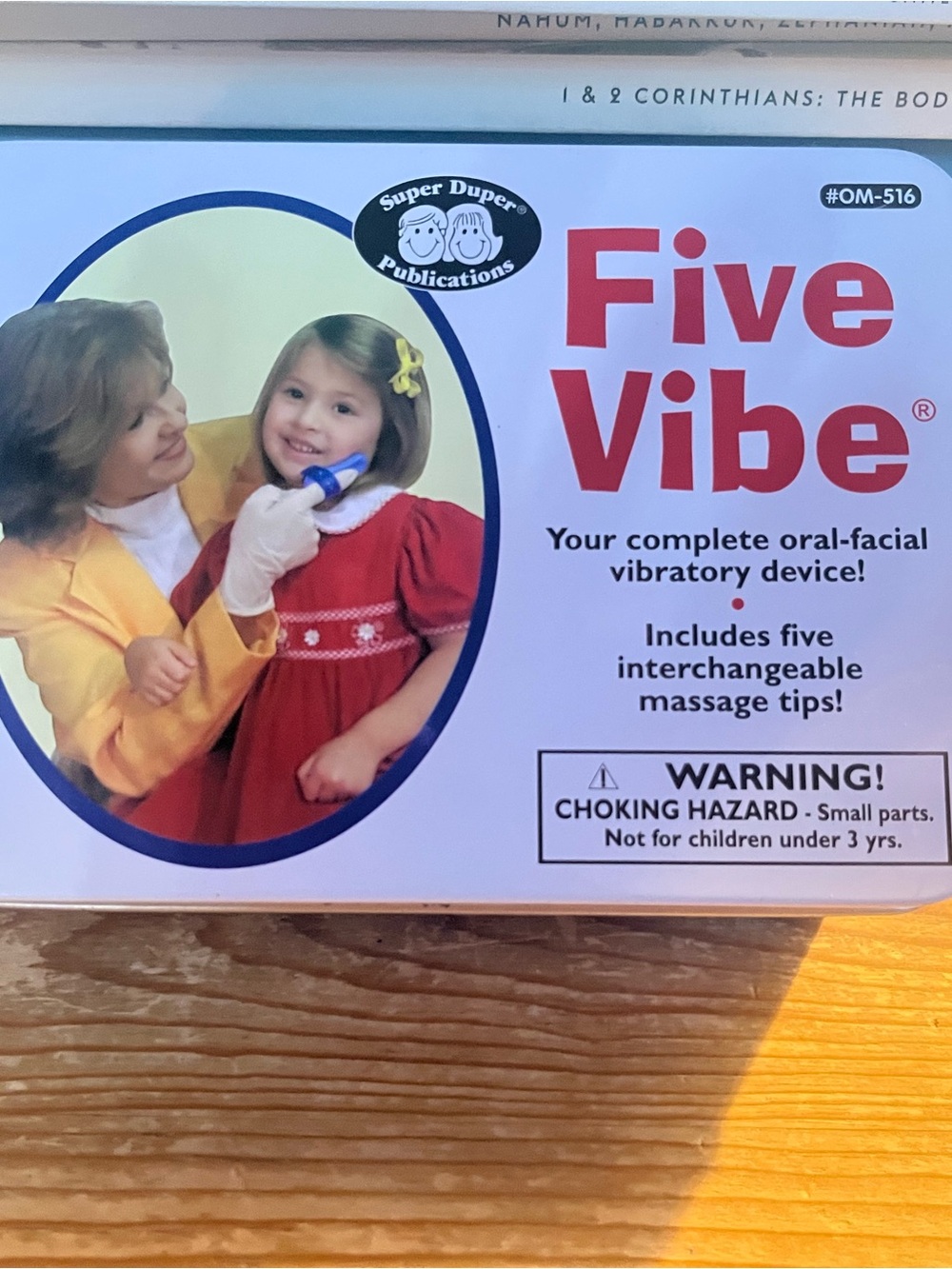 Super Duper Five Vibe Oral-Facial Vibratory Device  speech oral motor therapy